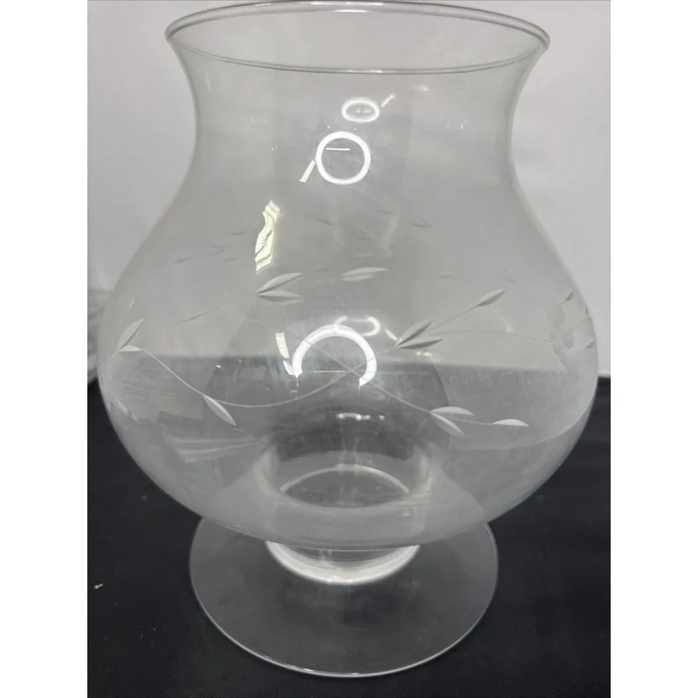 princess house crystal candlelamp number 390 floral